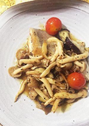 簡単☆フライパンで蒸し焼き洋風ブリ-レシピのメイン写真