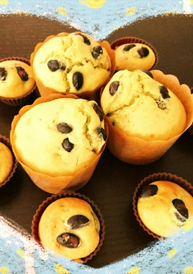 黒豆の抹茶マフィン-レシピのメイン写真
