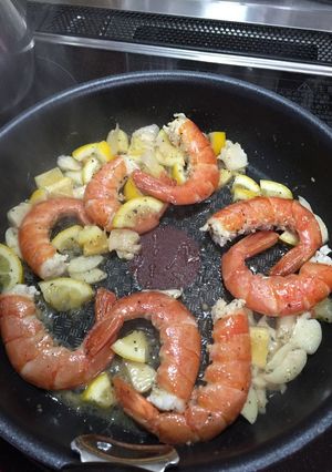 赤エビのニンニクレモン味-レシピのメイン写真