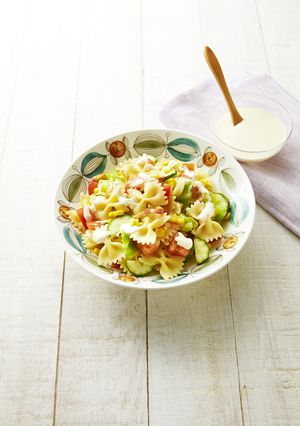 高原野菜の冷製ショートパスタ-レシピのメイン写真