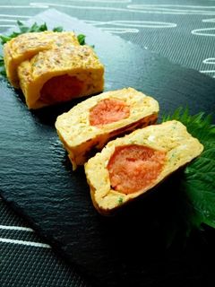 明太子まるごと卵焼き-レシピのメイン写真
