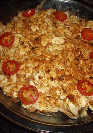 鰯のパン粉焼き☆アーモンド仕立て-レシピのメイン写真