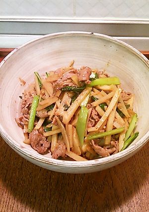 じゃが芋と牛肉のカレー炒め-レシピのメイン写真