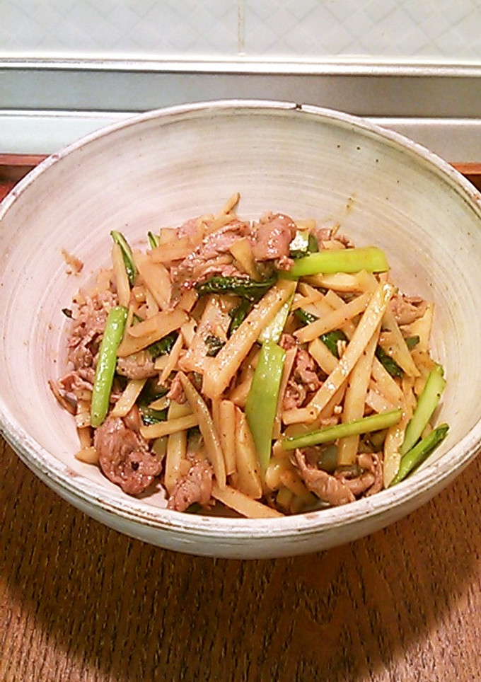 じゃが芋と牛肉のカレー炒め-レシピのメイン写真