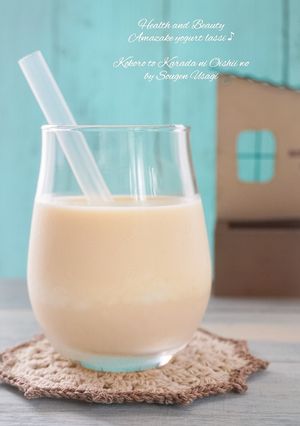 豆乳で作る☆甘酒ヨーグルトラッシー-レシピのメイン写真
