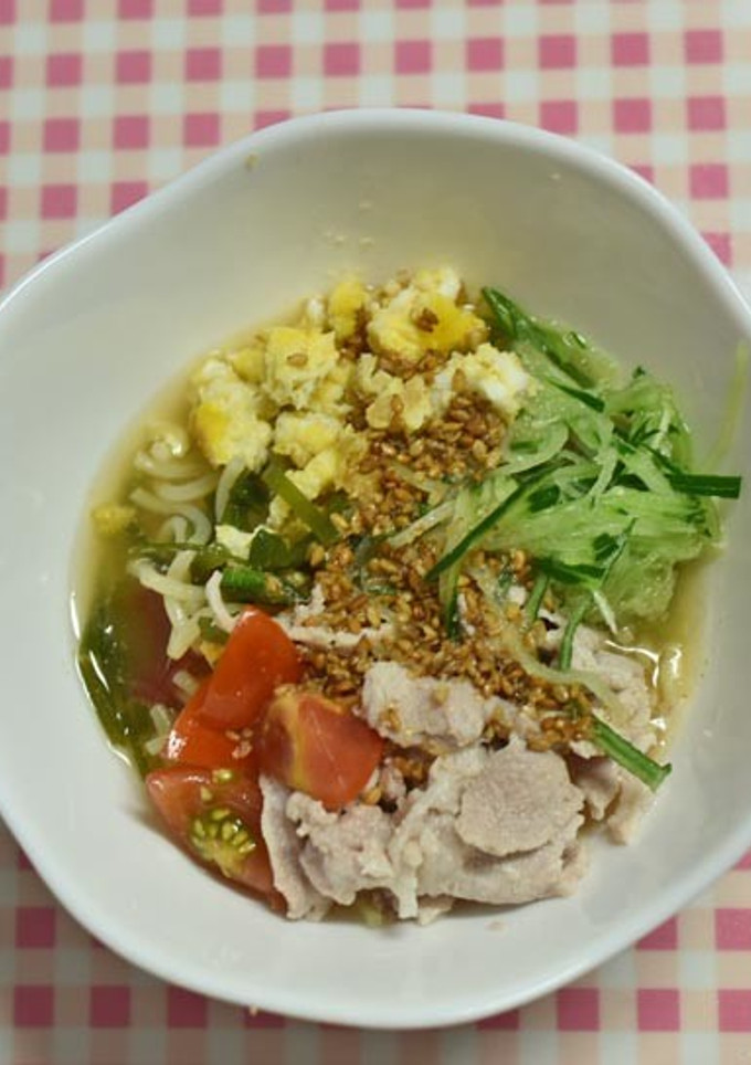 わんこ冷やし中華-レシピのメイン写真