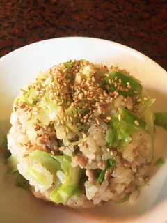 甘酒入り☆豚キャベツチャーハン-レシピのメイン写真