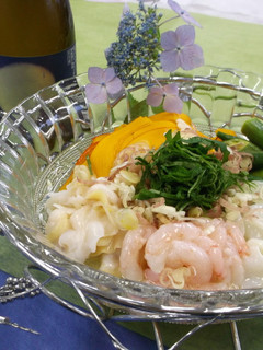 赤かぼちゃの酢の物-レシピのメイン写真