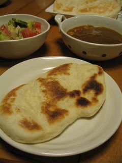 HBで簡単ナン♪-レシピのメイン写真