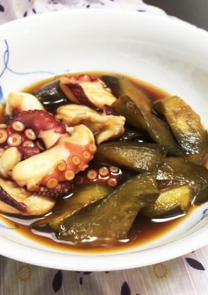 たこと長ナスの煮物-レシピのメイン写真