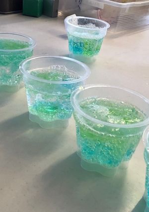 かき氷シロップで♪ふるふるサイダーゼリー-レシピのメイン写真