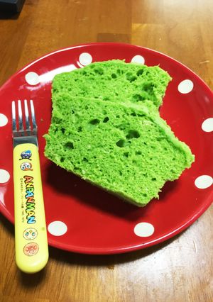 簡単ほうれん草蒸しパン(^_^)ノ-レシピのメイン写真