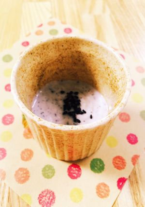 もっちり♪黒ごまの葛プリン-レシピのメイン写真