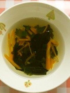 わかめスープ 給食-レシピのメイン写真