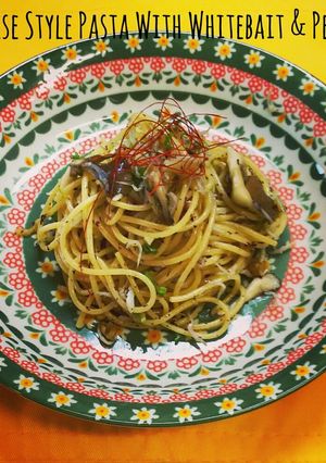 揚げ玉入り♪しらすとゆかりの和風パスタ-レシピのメイン写真