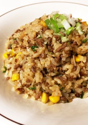 シンプル旨い*ガーリック醤油バター炒飯*-レシピのメイン写真
