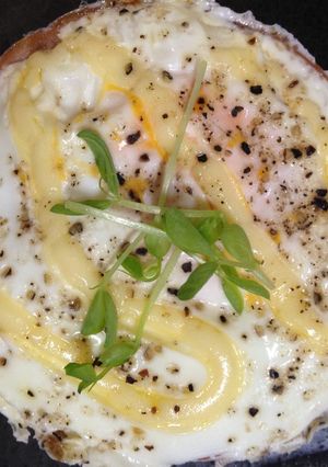 簡単ハムエッグ★レンジで★弁当、朝食に♫-レシピのメイン写真