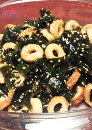 わかめとちくわの炒めもの-レシピのメイン写真