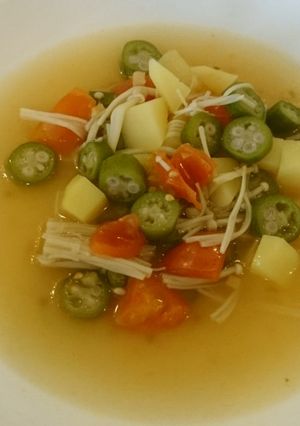 食べる生姜野菜スープ-レシピのメイン写真