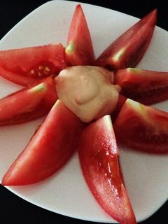 簡単すぎ!まるごとトマトサラダ♬-レシピのメイン写真