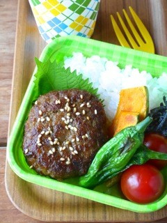 <夏に!>カレー照り焼きハンバーグ-レシピのメイン写真