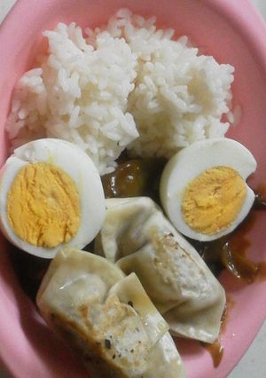 餃子のせカレー-レシピのメイン写真