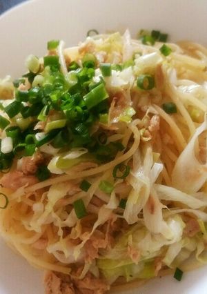 キャベツとツナのぺペロンチーノ-レシピのメイン写真