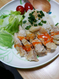 カオマンガイ 炊飯器 簡単 生姜-レシピのメイン写真