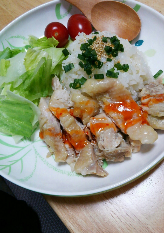 カオマンガイ　炊飯器　簡単　生姜-レシピのメイン写真