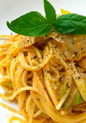 冷凍トマトとキャベツの冷製パスタ-レシピのメイン写真