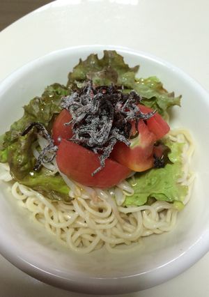 インスタントラーメンで夏麺★-レシピのメイン写真
