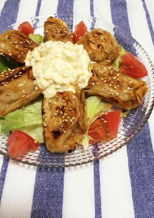 王将餃子でチキン南蛮風♫-レシピのメイン写真