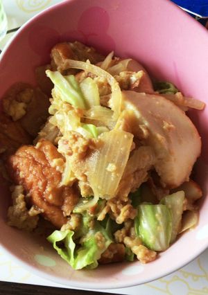 ご飯が進むあっさり卵とキャベツ炒め-レシピのメイン写真