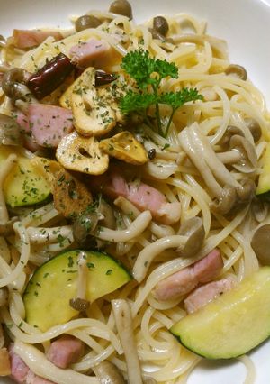 ズッキーニのペペロンチーノ 夏にパクっ!-レシピのメイン写真