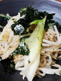 簡単♪節約♪ネギともやし炒め-レシピのメイン写真