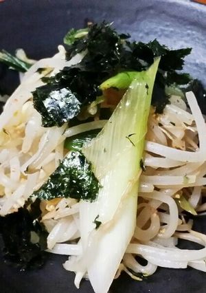 簡単♪節約♪ネギともやし炒め-レシピのメイン写真