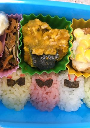 キャラ弁 ＊ ジュウオウジャー 全員集合-レシピのメイン写真