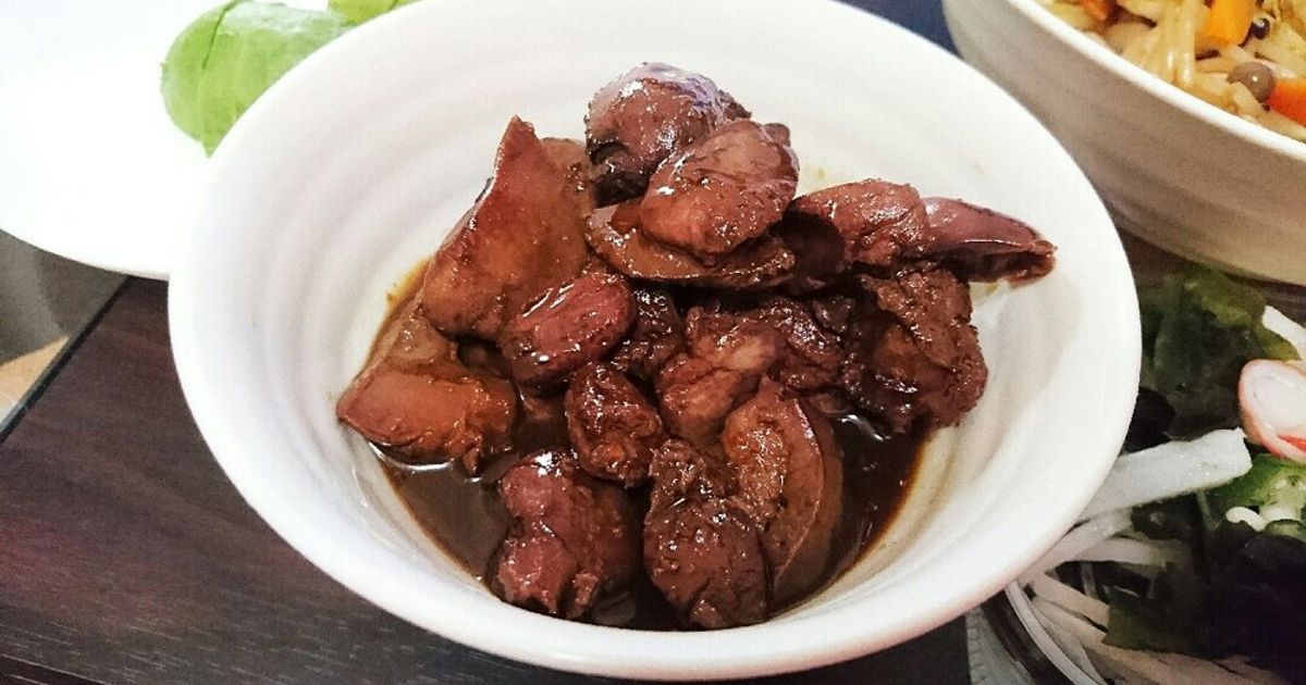 クィーンクック☆簡単〜鶏肝煮 by きみもも116 【クックパッド】 簡単