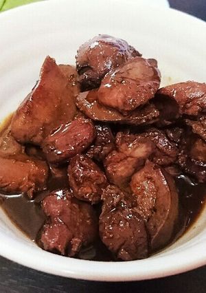 鶏肝煮（鶏レバー）-レシピのメイン写真
