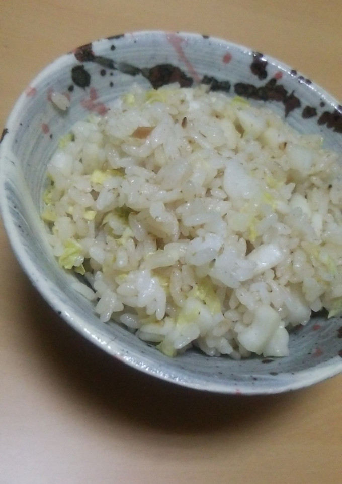 火を使わずに☆白菜ご飯♪-レシピのメイン写真