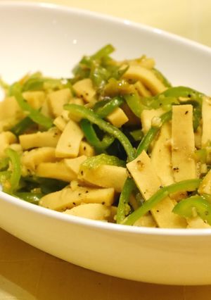 お肉不使用★高野豆腐で青椒肉絲★ヘルシー-レシピのメイン写真