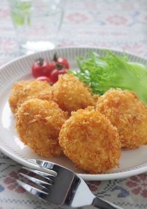 お弁当にも！鮭チーズコロッケ-レシピのメイン写真