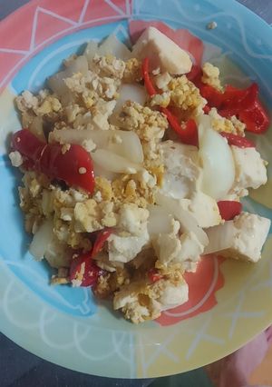 野比玉子と豆腐のチャンプルー-レシピのメイン写真