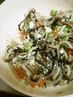 【減塩】だし香る炒り豆腐風蒟蒻炒め-レシピのメイン写真
