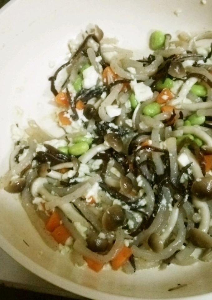 【減塩】だし香る炒り豆腐風蒟蒻炒め-レシピのメイン写真
