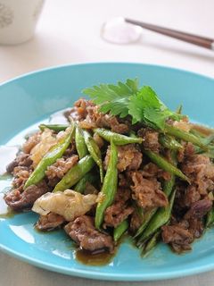 牛肉といんげんのオイスターソース炒め-レシピのメイン写真