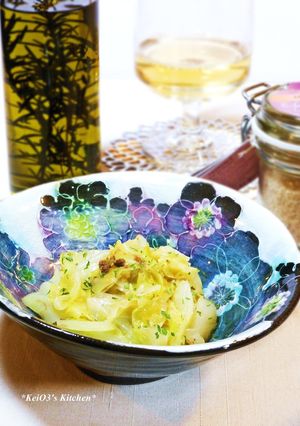 ✿キャベツのアンチョビワイン蒸し✿-レシピのメイン写真