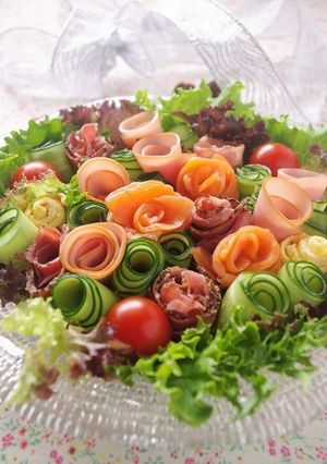 食べられる花束!ブーケサラダ-レシピのメイン写真