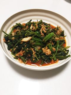 ほうれん草のキムチ炒め-レシピのメイン写真