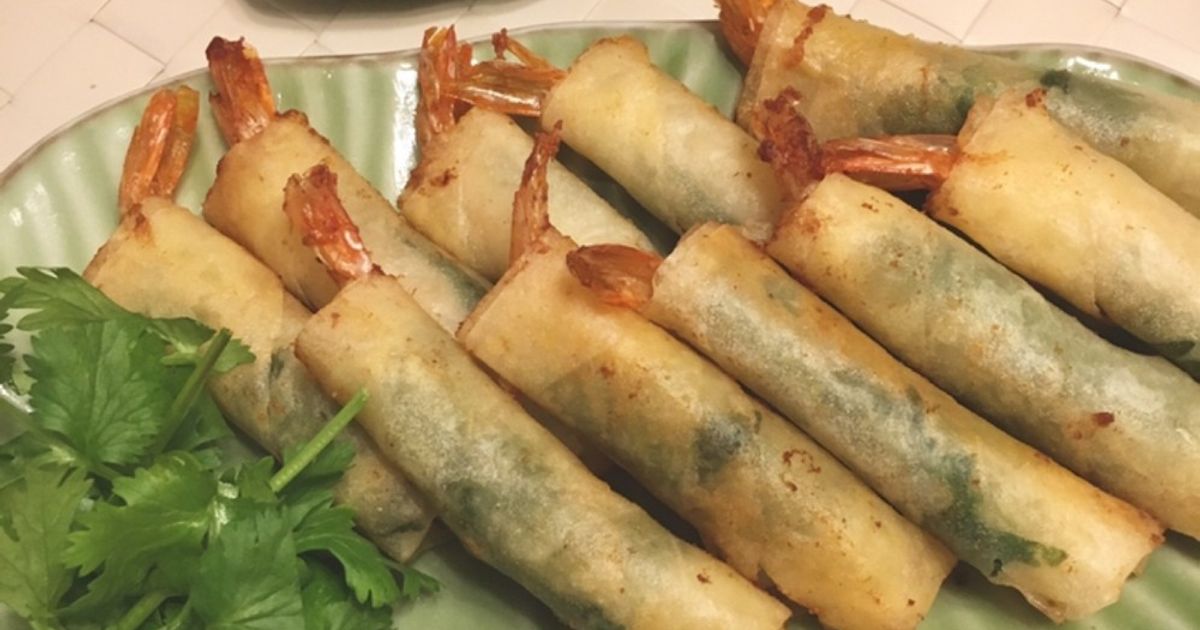 春巻き タイのエビ揚げ春巻き〜ポピアトートクン by さりーママ